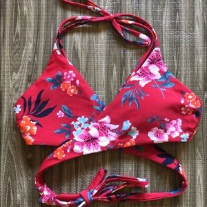 Hollister Wrap Triangle Bikini Top